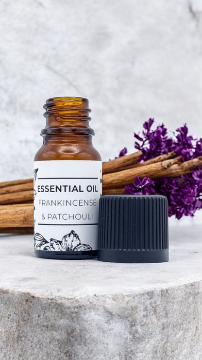 FRANKINCENSE & PATCHOULI: 100% Pure Essential Oil Blend