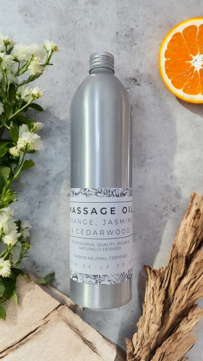 ORANGE, JASMINE & CEDARWOOD: Massage Oil