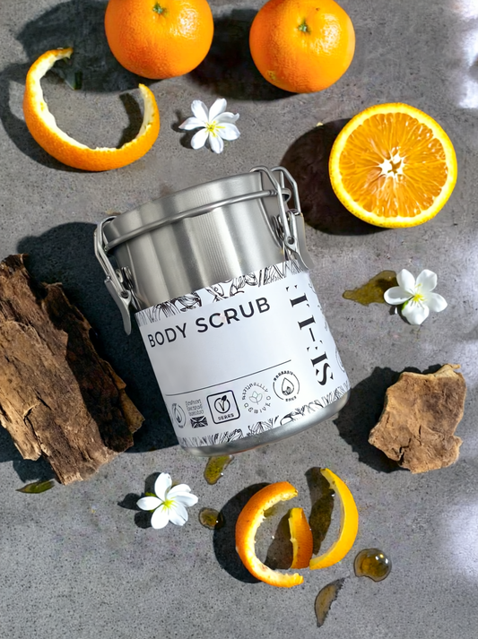 Orange, Jasmin & Cedarwood Trio Salt Scrub